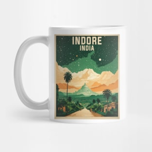 Indore India Vintage Tourism Travel Mug